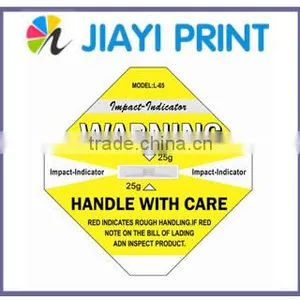New Arrival 2015 Shockwatch Damage Control Intelligent Impact Monitoring Sticker Shock Sensor Customize thumbnail-3