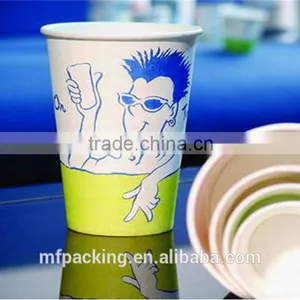 Paper Cup Hot Selling High Quality Customer Logo Printed Single Wall Paper Cup With Lid Supplier's Choice thumbnail-1
