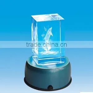 Blue Plastic LED Light Base Rotating thumbnail-1