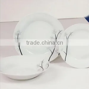 Good Quality Super White Porcelain Plate Wholesale Modern Dinnerware thumbnail-5