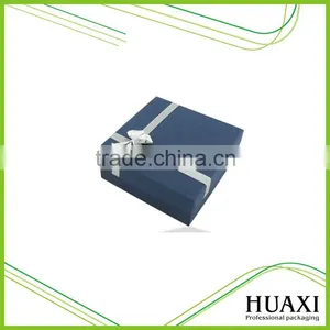 Wholesale Cheap Paper Cardboard Jewelry Gift Box With Bibbon thumbnail-1