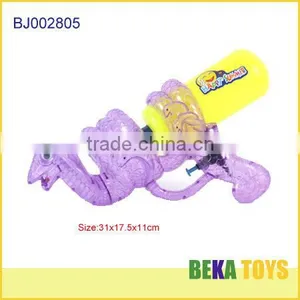 New Toy 2015 Clear Purple Snake Shape Plastic Water Gun Toy thumbnail-1