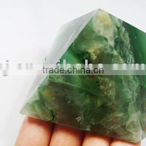 Natural Rock Fluorite Pyramid thumbnail-1