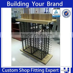 Factory Price Customized Metal Wire Bottle Display Rack For Wine Store thumbnail-5