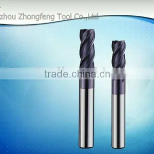 Ultra Micro Grain Carbide 4 fl Square End Mills thumbnail-1