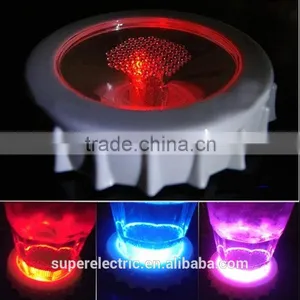 New Unique LED Wine Bottle Coasters, LED Bottle Cap Coasters With Colorful Lights thumbnail-1