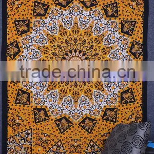 Hippie Indian Tapestry Mandala Throw Wall Hanging Gypsy Bedspread & Wall Decor Throw Indian Manufacturer And Wholesaler Jaipur thumbnail-1