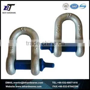 RIGGING ACCESSORIES SHIP MARINE D TYPE ANCHOR SHACKLE thumbnail-1