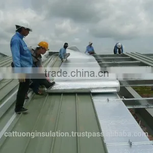 Thermal Insulation / Metalized Aluminum Bubble Insulation / Fireproof Bubble Insulation Aluminum Foil Bubble For Roof or Wall thumbnail-1