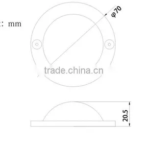 Inner Cabinet Light 2W White 12vdc Lamp for Drawer or Furniture thumbnail-2