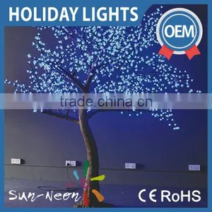 High Simulation Waterproof Cherry Blossom 3m Decoration 220v Led Tree Light thumbnail-1