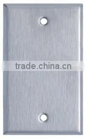 UL Listed 1 Gang Blank Stainless Steel Wallplates thumbnail-1