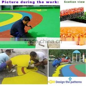 HOT ! Rubber Playground, Rubber Raw Material, Epdm Rubber Granule, , Artificial Grass FN-I-15072702 thumbnail-2