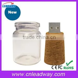 Could Put Anything You Want Inside Bottle Usb,best Quality Glass Bottle Usb Flash Stick,full Capacity Cork Usb thumbnail-2