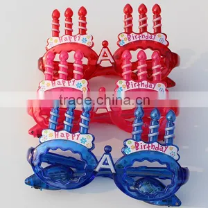 Kids Toy Happy Birthday Led Light Glasses thumbnail-2