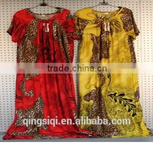 Fashion Short Sleeve Arab Lady Long Gown thumbnail-4