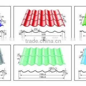 All Kinds Metal Color Coated Roof Tile Sheet For Sale Prices thumbnail-1