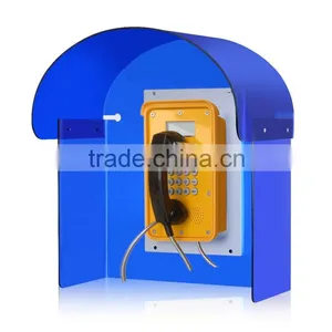 2016 Outdoor Weatherproof Phone OEM Telephone Booth High Quality Telephone Hood thumbnail-4