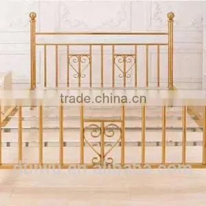 Italian Bedroom Furniture Latest Designs Hotel Metal Bed Frame thumbnail-3