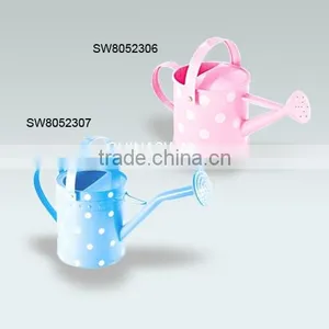 Small Galvanized Metal Watering Can for Kids thumbnail-1