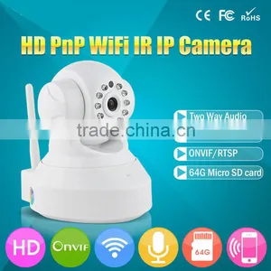 HD P2P Smart Home 1MP IP Wifi IP Camera thumbnail-2
