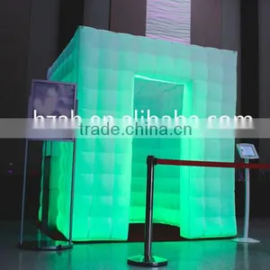 LED Inflatable Photo Booth Cube Tent for Wedding Decoration thumbnail-2