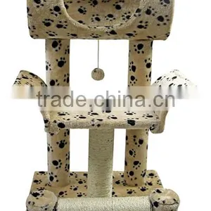 BSCI Pet Factory Luxury Cat Tree Toy Furniture Cat Sisal Scratcher thumbnail-3