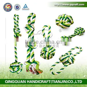 QQ Petoy Factory Dog Chew Christmas Animal Braided Rope Toy for Dog thumbnail-1