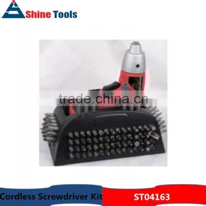 1pc Flexible Cordless Screwdriver Kit With Lithium Battery thumbnail-1