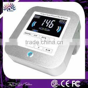LCD Dual Digital Tattoo Power Supply Permanent Makeup,Cosmetic Supply LCD Power 2 Machines,Tattoo Digital Permanent Makeup Power thumbnail-1