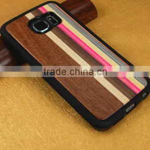 OCASE High Quality TPU Wood Back Cover Case for Samsung Galaxy S6 Edge for Samsung Galaxy S6 Case thumbnail-5
