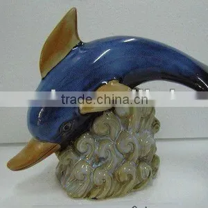Blue Resin Dolphin thumbnail-1