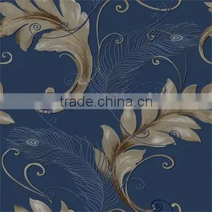 High Quality Bedroom Heavy Embossed Primo Pvc Wallpaper thumbnail-3