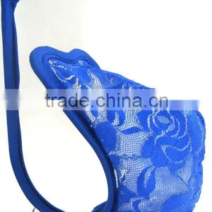 No.1 Selling Hot Wholesale Sexy Blue Transparent Men c String thumbnail-1