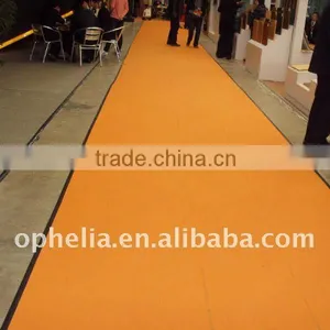 Needle Punched Nonwoven Plain Surface Exhibition Carpet thumbnail-2