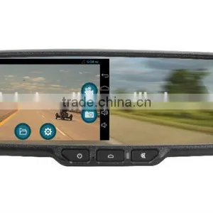 5inch Android Rearview Mirror With Bracket Gps Navigation+Google Storei+DVR+support SIM Card thumbnail-4