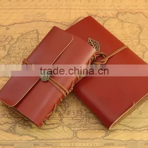 Custom 6 Ring Binder Leather Planner With Power Bank for Promotion Gift Item thumbnail-2