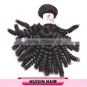 Large Stock Wholesale Full Cuticle Grade 6a 100% Indian Remy Hair, Unprocessed Virgin Indian Hair thumbnail-1