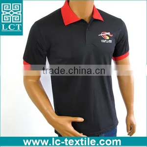 LCTN1783 Oem Design Men's Polo Shirt Template With Ribbed Sleeve thumbnail-2