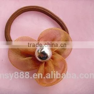 Floral Elastic Hair Ponytail Rings, Hair Rope, for Kids Hair Band Hair Accessories Girl With High Ponytail Full Lace Wigs thumbnail-1