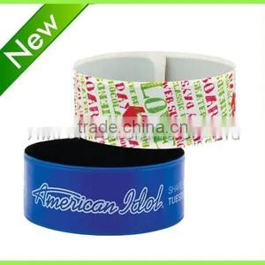 2015 High Quality Custom Made Personal New Pvc Slap Bangles thumbnail-1