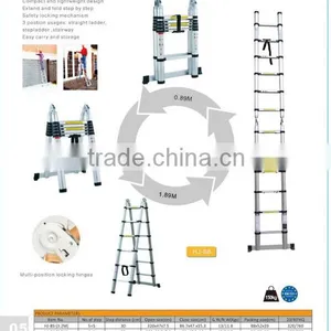 9+9STEPS MULTI-PURPOSE TELESCOPIC LADDER(5.6M Both A Type and Straight Type) thumbnail-2