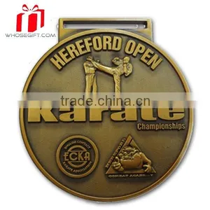 Good Design Custom Logo Zinc Alloy Material Medals With Ribbon thumbnail-1