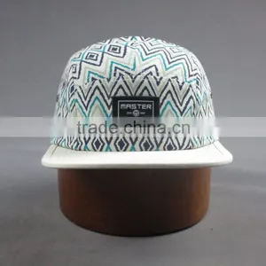 Customer High Quality 5- Panel Military Cap With Woven Badge thumbnail-2