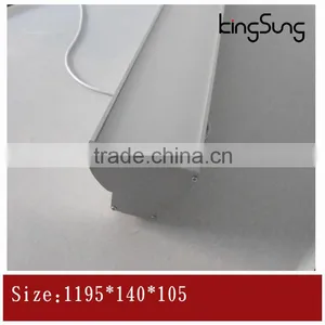 Led Suspended Ceiling Office Light With Two Tubes Pmma Mask thumbnail-4
