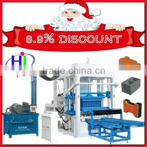 Automatic Hollow Block Making Machine Type QT4-15 Concrete Brick Raw Material Concrete Blocks Making Machine Price thumbnail-1