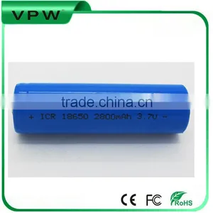 High End li Ion Polymer Battery 3.7v 2800mah for Strong Light Flashlight thumbnail-1