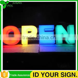Waterproof LED Acrylic Light Letter With 50000 Hours Illuminated thumbnail-4