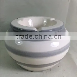 Wholesale Custom Round Portable Cohiba Ceramic Cigar Ashtray thumbnail-3