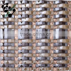 SMP25 Classical Crystal Mosaic Clear Glass Mosaic Tile Colored Mosaic thumbnail-4